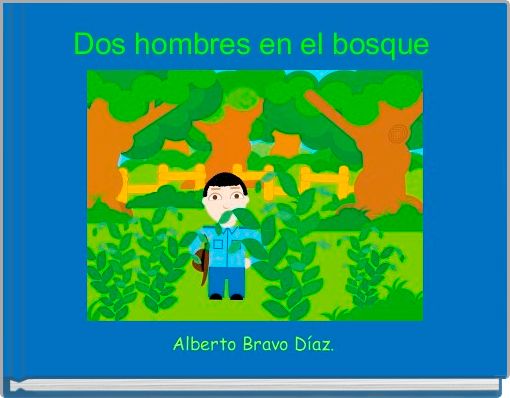 Dos hombres en el bosque 