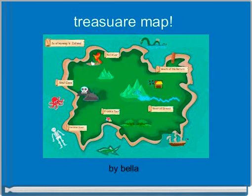 Front cover of 'treasuare map! ' 