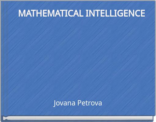 MATHEMATICAL INTELLIGENCE