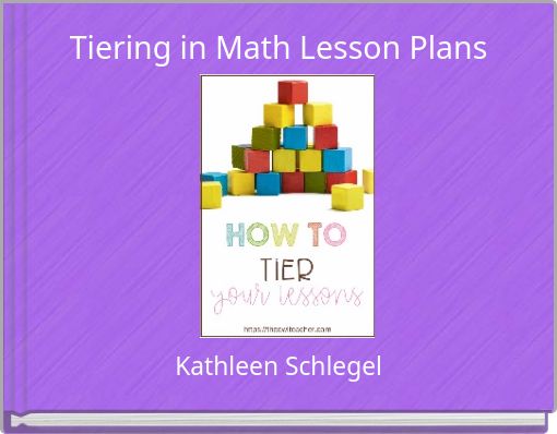 Tiering in Math Lesson Plans