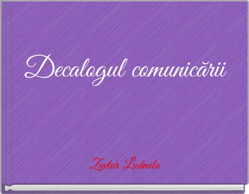 Decalogul comunicării