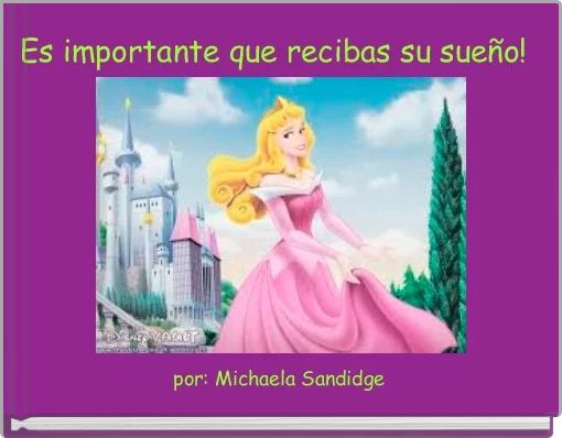 Front cover of 'Es importante que recibas su sueño!' 