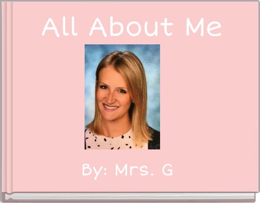 Front cover of 'All About Me' 
