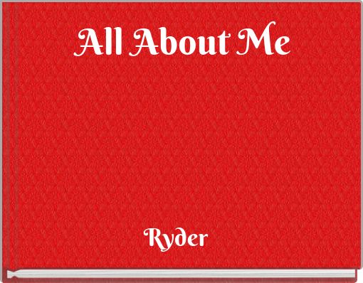 Front cover of 'All About Me' 