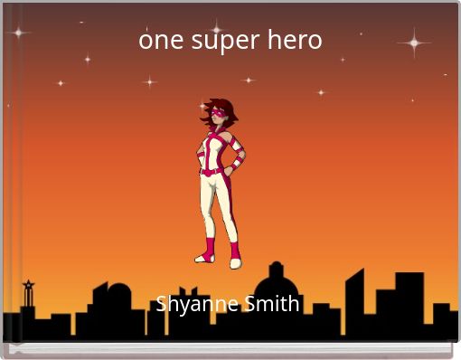 Front cover of 'one super hero' 