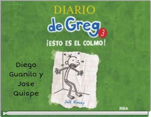 Front cover of 'Diario de Greg 3' 