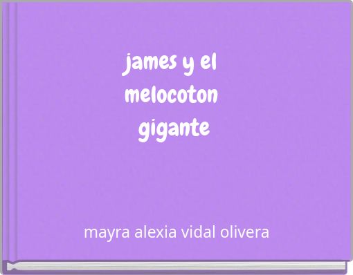 Front cover of 'james y el melocoton gigante' 