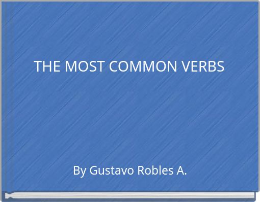 Front cover of 'THE MOST COMMON VERBS' 