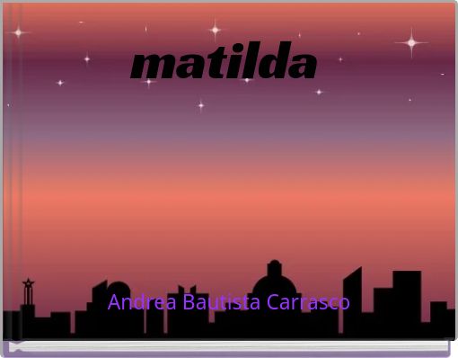 Front cover of 'matilda' 