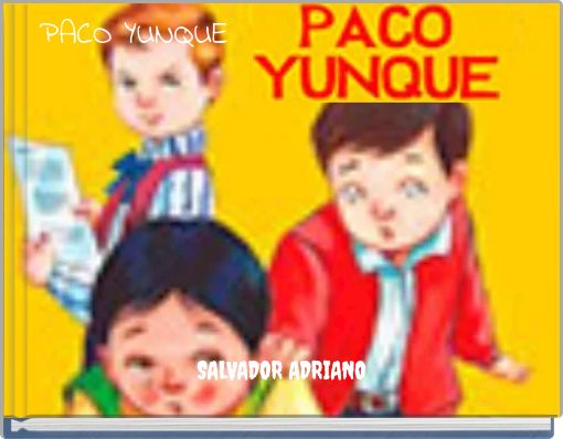 Front cover of 'PACO YUNQUE' 