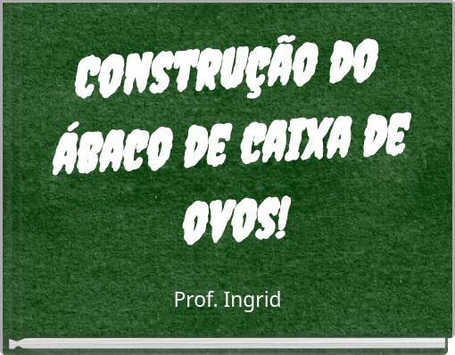 Construção do ábaco de caixa de ovos!