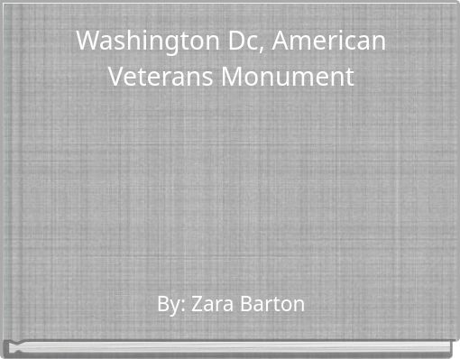 Washington Dc, American Veterans Monument