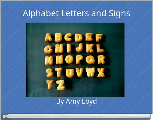 Alphabet Letters and Signs