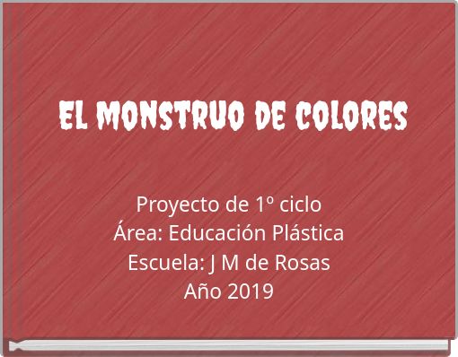 El monstruo de colores