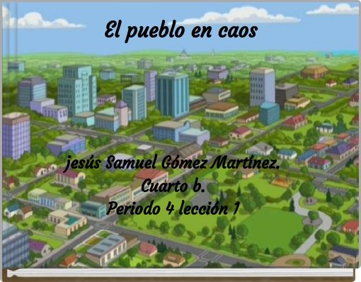 Front cover of 'El pueblo en caos' 