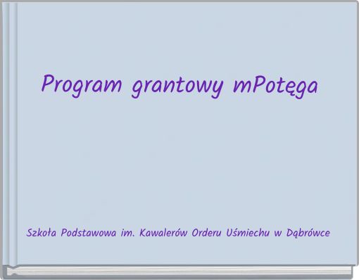 Program grantowy mPotęga