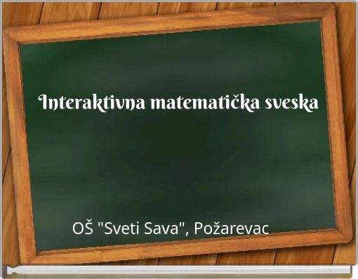 Interaktivna matematička sveska