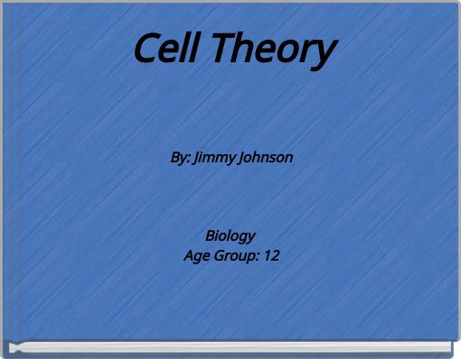 Front cover of 'Cell Theory' 