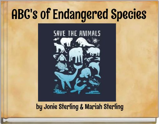 Front cover of 'ABC's of Endangered Species' 