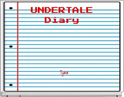 Front cover of 'UNDERTALE Diary' 