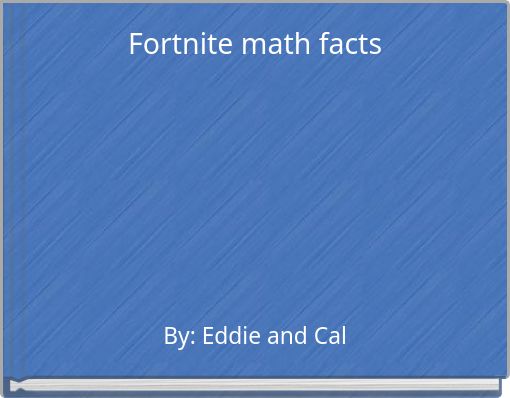 Book Cover for: Fortnite math facts