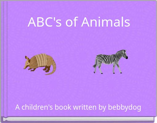 Front cover of 'ABC's of Animals _____________' 