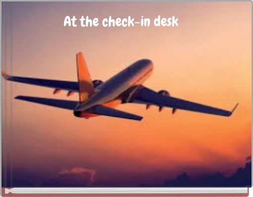 At the check-in desk