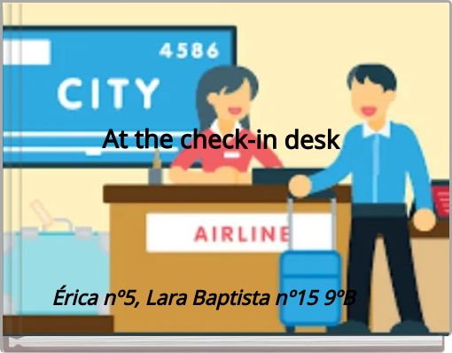 At the check-in desk