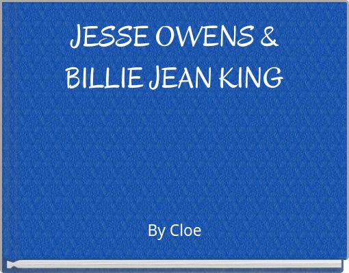 JESSE OWENS &amp; BILLIE JEAN ﻿KING