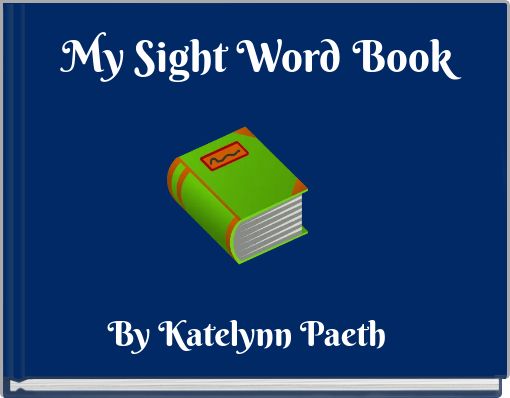 My Sight Word Book