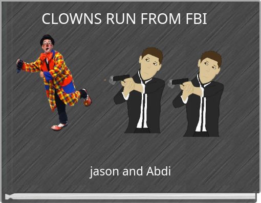 Front cover of 'CLOWNS RUN FROM FBI' 