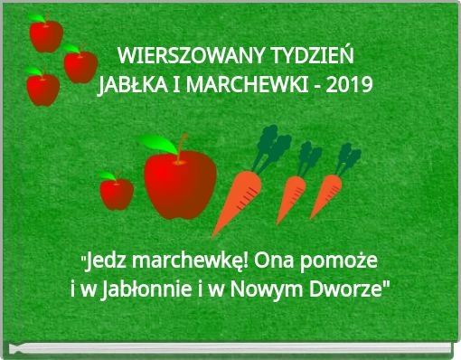 WIERSZOWANY TYDZIEŃ JABŁKA I MARCHEWKI - 2019