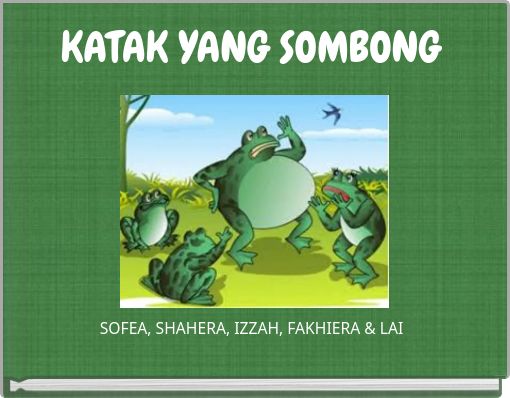 Front cover of 'KATAK YANG SOMBONG' 