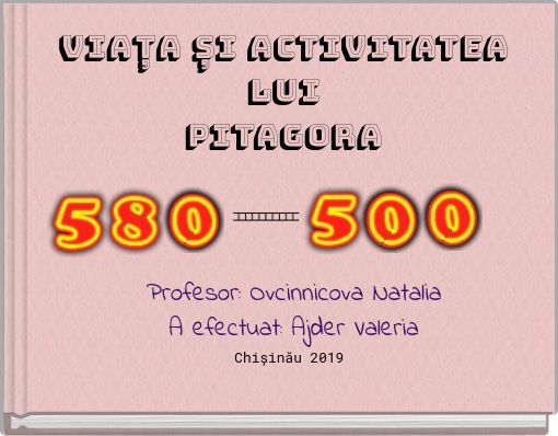 Viața și activitatea luiPitagora