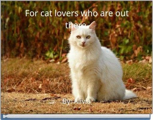 Front cover of 'For cat lovers who are out there.' 