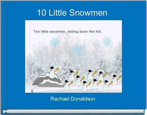 Front cover of '10 Little Snowmen ' 