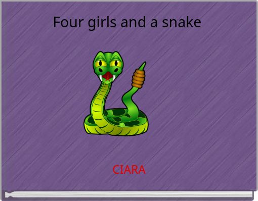 Four girls and a snake