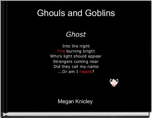 Front cover of 'Ghouls and Goblins' 