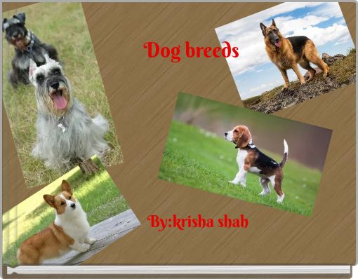 Front cover of 'Dog breeds' 