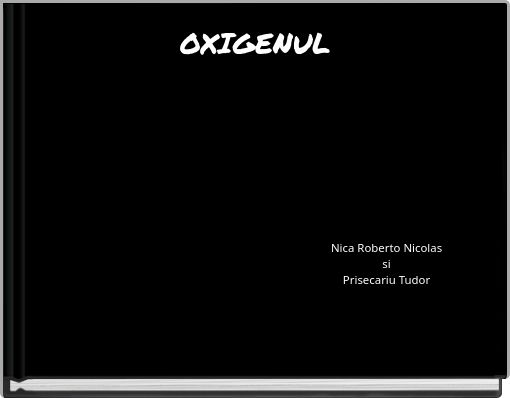 Front cover of 'OXIGENUL' 