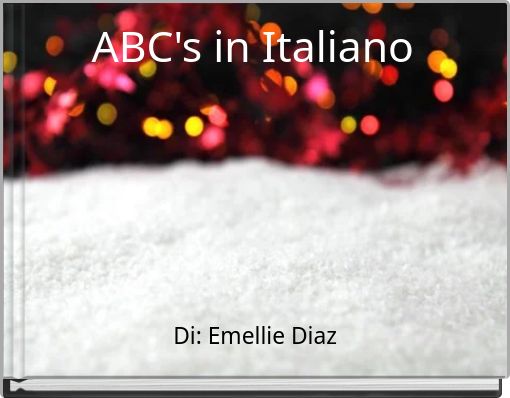 Front cover of 'ABC's in Italiano' 