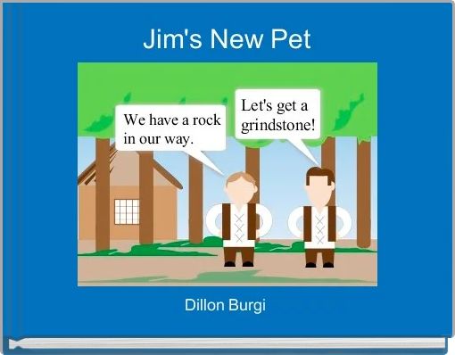 Front cover of 'Jim's New Pet' 