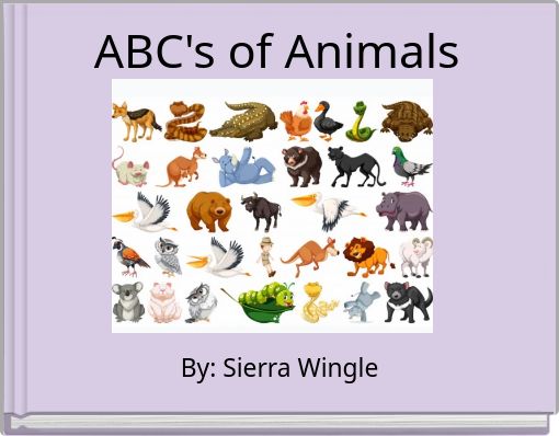 Front cover of 'ABC's of Animals' 