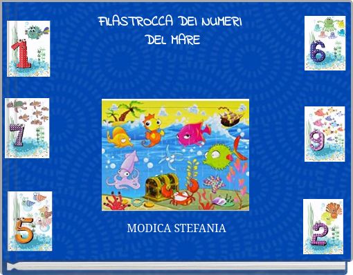 Front cover of 'FILASTROCCA DEI NUMERI DEL MARE' 