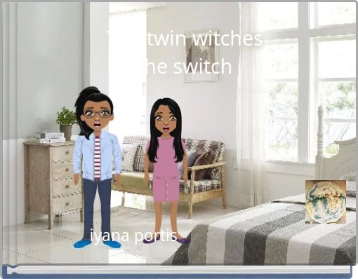 Front cover of 'The twin witches the switch' 
