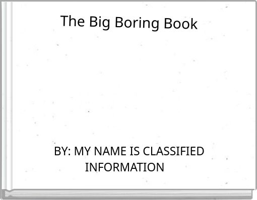 The Big Boring Book