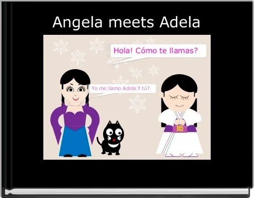 Front cover of 'Angela meets Adela' 