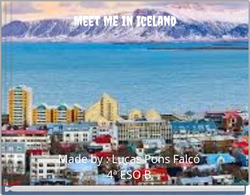 Front cover of 'Meet me in Iceland' 