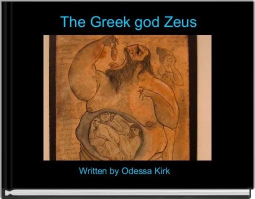 Front cover of 'The Greek god Zeus' 