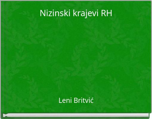 Nizinski krajevi RH